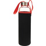  Steklenička črno-rdeča, 600 mL Cene