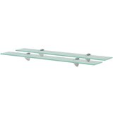  Zidne police 2 kom staklene 70 x 20 cm 8 mm | shoptok.hr