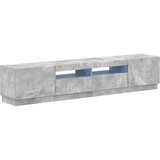  LED TV kabinet HOORN 3 kom. Betonska siva Konstruirano drvo 100 x 35 x 40 cm | shoptok.hr