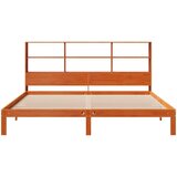 vidaXL Krevet s regalom za knjige bez madraca 180x200 cm od borovine | shoptok.hr