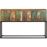 vidaXL Konzolna mizica 120x30x75 cm trden predelan les | Shoptok.si