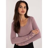Fashion Hunters Purple classic long sleeve sweater Cijene