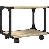  Stalak za pisač s 2 razine boja hrasta 41 x 28 x 33,5 cm drveni | shoptok.hr