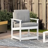  Vrtna stolica bijela 62 x 56 x 77 cm od masivne borovine | Eponuda.com