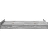  Krevet s ladicama Siva Sonoma 120 x 200 cm Konstruirano drvo | shoptok.hr