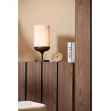 Light & Living Tamno smeđa stolna lampa s tekstilnim sjenilom (visina 50 cm) Dania – | shoptok.hr