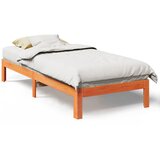  Okvir kreveta bez madraca voštano smeđi 90 x 200 cm od borovine | shoptok.hr