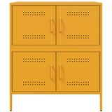 vidaXL Komoda boja senfa 68 x 39 x 79 cm čelični | shoptok.hr