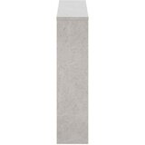 Ormarić za cipele s ogledalom 2 razine boja betona 63x17x67 cm | shoptok.hr