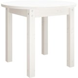  Stolić za kavu bijeli Ø 55 x 45 cm od masivne borovine | Shoptok.si