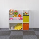 ECO TOYS Drvena decija polica organizer sa policama 02A ECOTOYS Cene