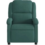  Masažni naslonjač tamnozeleni baršunasti | shoptok.hr