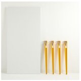 Hanah home trpezarijski sto pineios white yellow | ePonuda.com