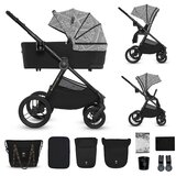 Kinderkraft kolica za bebe set 2u1 nea 2 lunar black bizuu Cene