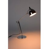 Zuiver Kovinska namizna svetilka z upogljivo konstrukcijo v srebrni barvi s kovinskim senčilom (višina 37 cm) Reader – | Shoptok.si