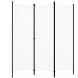 Sobna pregrada s 3 panela bijela 150 x 180 cm | shoptok.hr