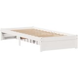 vidaXL Okvir kreveta bez madraca bijeli 75 x 190 cm masivna borovina | shoptok.hr