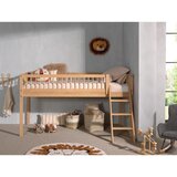 Vipack Podignuti dječji krevet od punog hrasta 90x200 cm u prirodnoj boji Forrest – | shoptok.hr