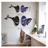 WALLXPERT dekorativni metalni zidni pribor whale of black hole APT745 l | ePonuda.com