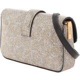 Pinko Torba za čez ramo 'LOVE ONE' zlata / črna / srebrna | Shoptok.si