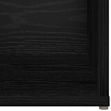  Set TV komoda Zidne 2 pcs Crni hrast 37 x 35 x 107cm | shoptok.hr