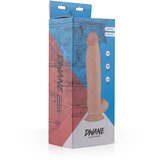 Real Fantasy Dwane - realističan dildo s ljepljivim potplatima, testisi (31 cm) - prirodni | shoptok.hr