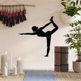 Wallity zidna dekoracija Yoga 11, 55x55cm, Crna Cene