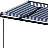 Tenda na automatsko uvlačenje 450 x 350 cm plavo-bijela | Eponuda.ba