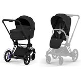 Cybex Voziček 2v1 ePriam komplet comfort Platinum sepia black Cene
