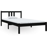  Za krevet od masivnog drva crni 100 x 200 cm | shoptok.hr