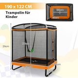  Otroški trampolin 2v1 z gugalnico (oranžno - črne barve) | Shoptok.si