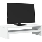  Stalak za monitor bijeli 54 x 22 x 15 cm od konstruiranog drva | Eponuda.com
