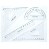 NEBULO Nebulo: 4-delni set ravnil, s 15 cm dolgim ravnilom | Shoptok.si