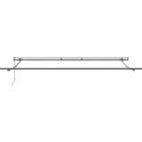 vidaXL Avtomatska retraktibilna tenda bela 500x300 cm | Shoptok.si