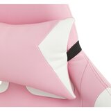 Livetastic GAMING STOL umetna masa, tekstil bela, pink | Shoptok.si