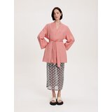 Reserved kimono z visokim deležem lana - roza | Shoptok.si