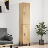 vidaXL Visoka omara sonoma hrast 34,5x34x180 cm inženirski les | Shoptok.si