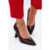 VINCEZA Elegant Heels on a Flared Stiletto | Shoptok.si