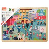Viga Drvene puzzle za djecu, Gašenje požara, 48 komada Cijene