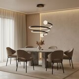 Toolight Viseća lampa spiralnog oblika LHJ029-CP BLACK | shoptok.hr