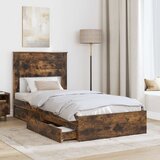  s od storage s ladicama Dimljeni hrast 90 x 190 cm | shoptok.hr