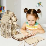 WOODCRAFT 3D DRVENA PUZZLA - GOTSKA VILA | ePonuda.com