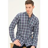 Dewberry G741 MEN'S SHIRT-LACİVERT-GREEN | Shoptok.si