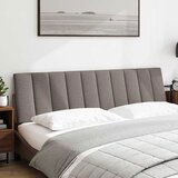 Maison Chic Posteljno vzglavje - Vzglavna omarica - Vzglavna stranica taupe 180 cm blago, (21703986) | Shoptok.si