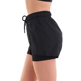 Dewberry 85389 Womens Swim Shorts with Inner Tights-BLACK | Shoptok.si