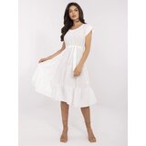 Italy Moda Dress-DHJ-SK-13583.18-ecru | Shoptok.si