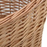  Košara za drva za ogrjev s ručkama 56x40x28 cm od prirodne vrbe | shoptok.hr
