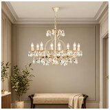 ONLI Luster na lancu TERESA 8xE14/6W/230V krem/patina | Eponuda.com