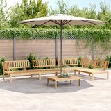 vidaXL 5-dijelni set vrtnih sofa od paleta od masivnog drva bagrema | shoptok.hr