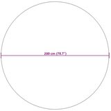  Preproge za površine Okrogla krema Ø 200 CM, (5000129062) | Shoptok.si